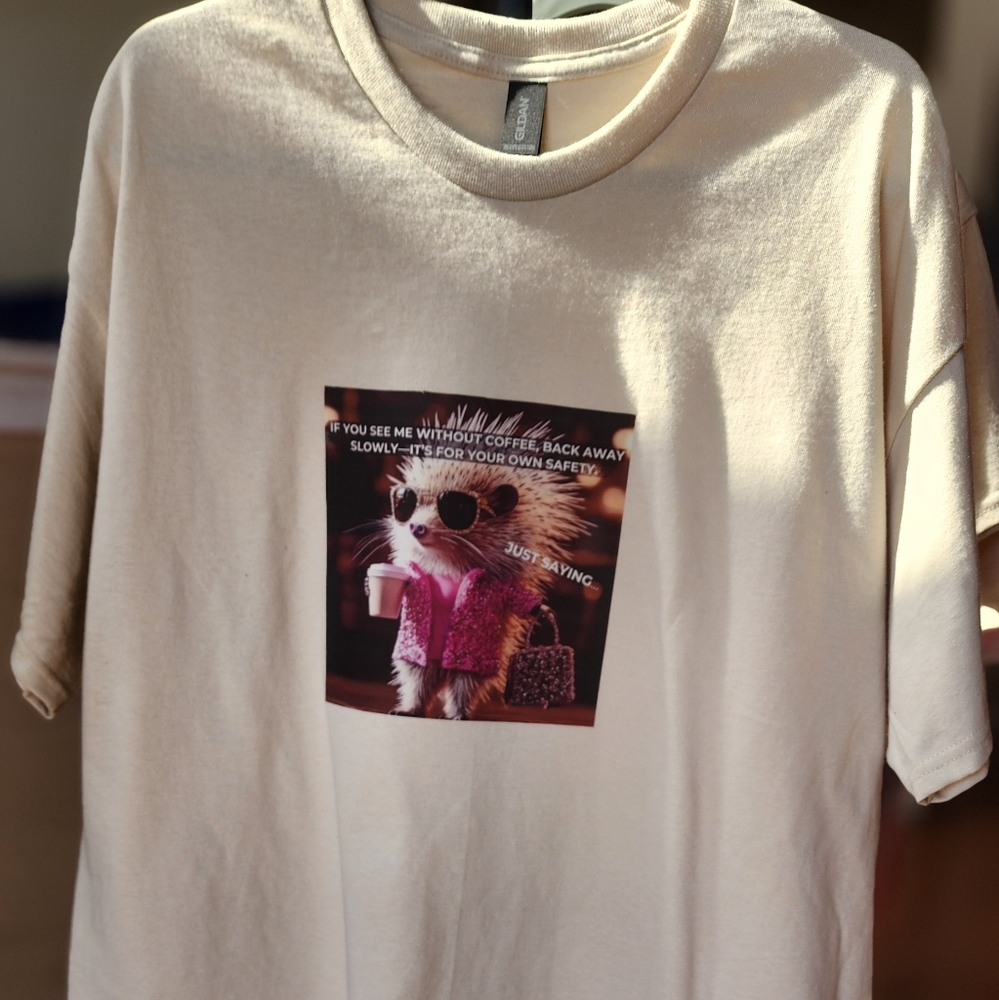 Cream Graphic T-Shirt